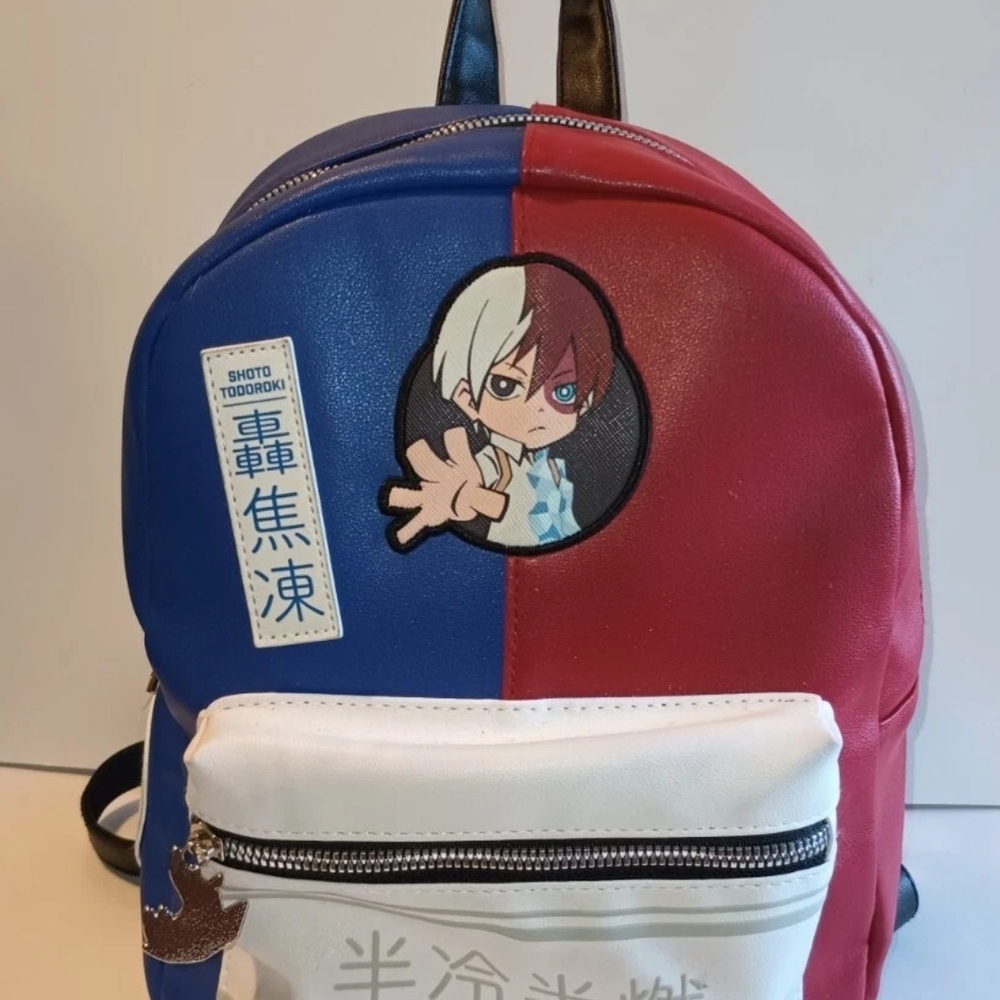 My Hero Academia Shoto Todoroki Fire & Ice Mini Backpack RARE